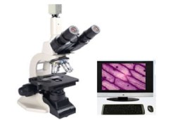 Kit Microscópio Trinocular + Sistema Digital 2.0 Mp